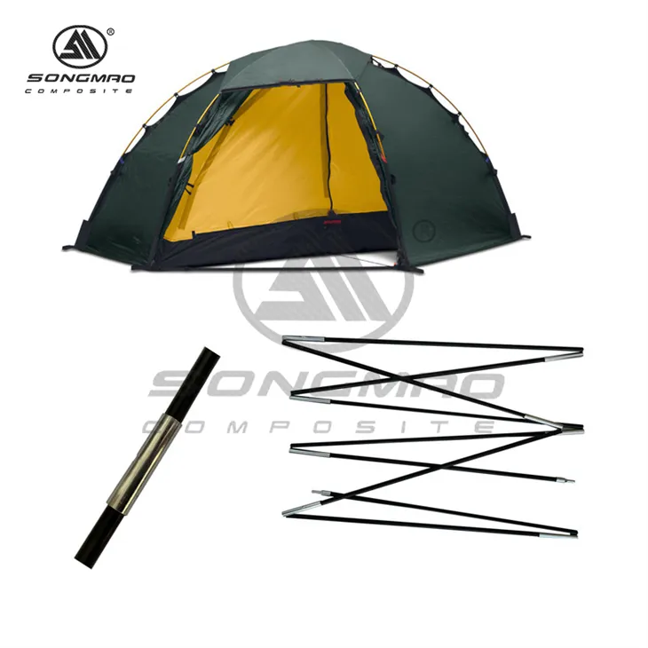 Pręty z włókna szklanego na namioty