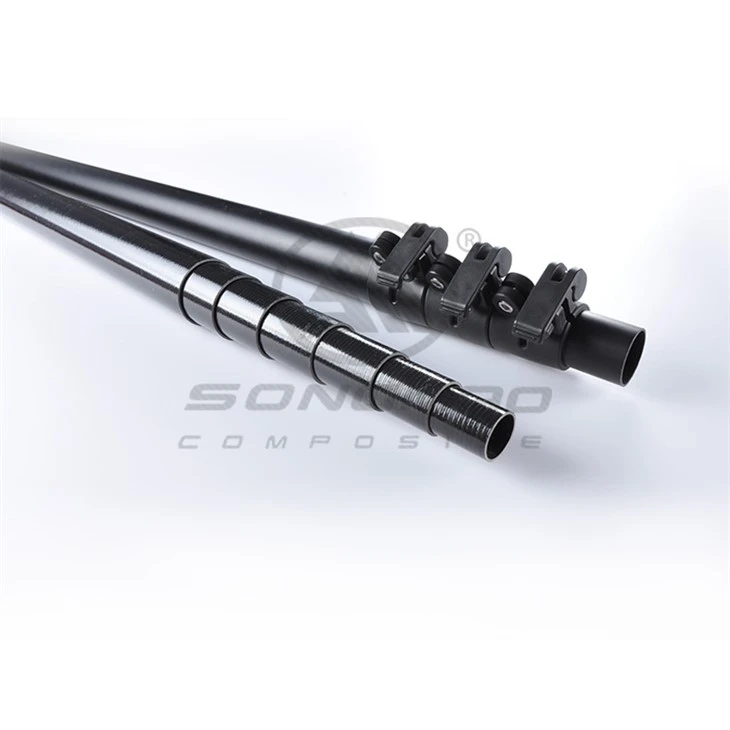 Black Carbon Condey Fibre Buil -słup